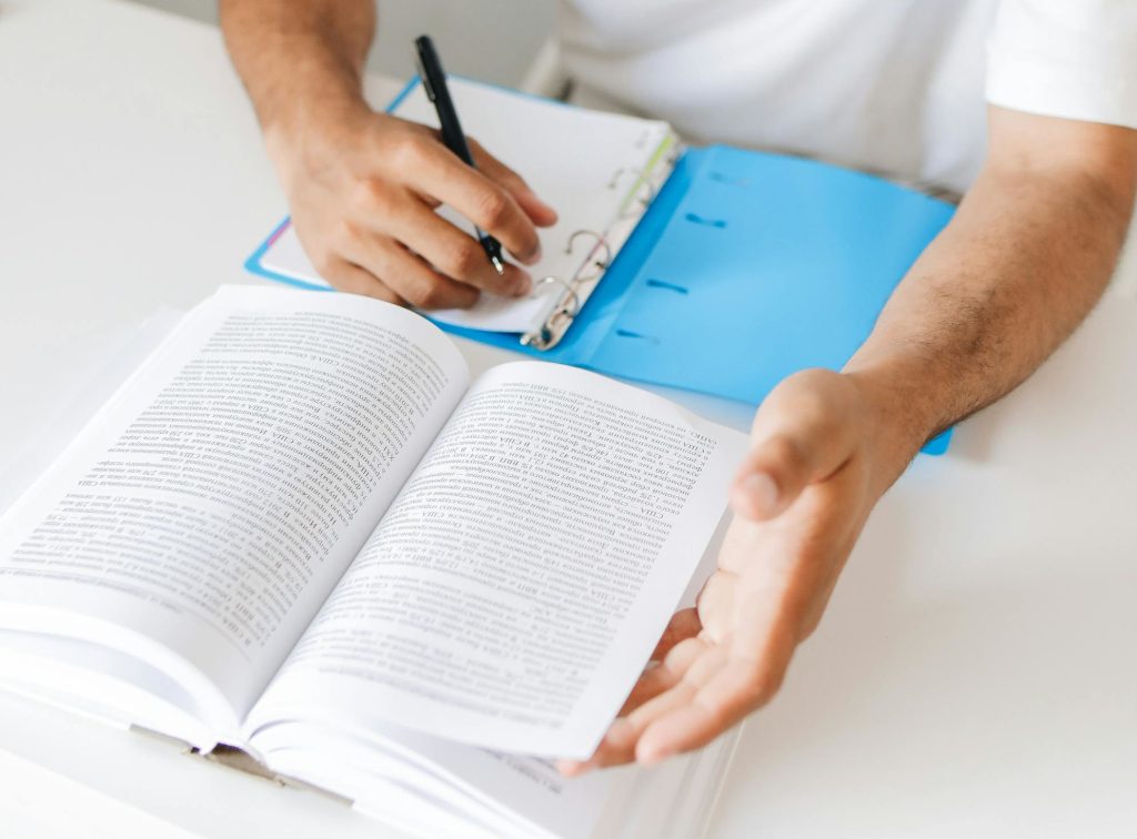 Summarization and reflection in your notes.